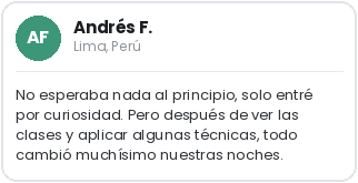 Testimonio de alumna